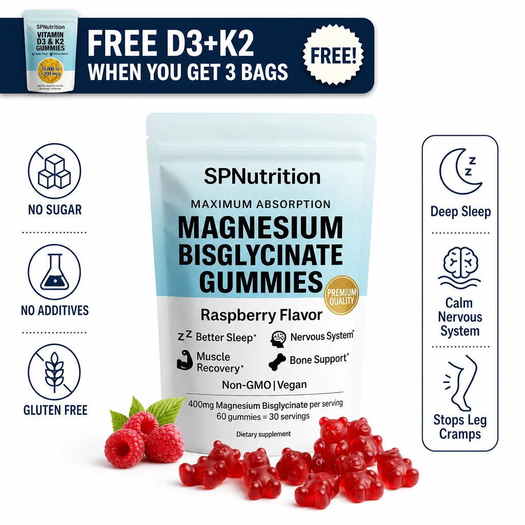 Gomitas de bisglicinato de magnesio SPNutrition