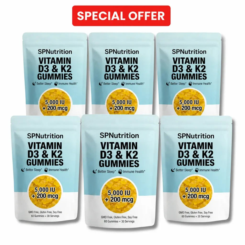 SPNutrition D3 + K2 Gummies (180 Day Supply)