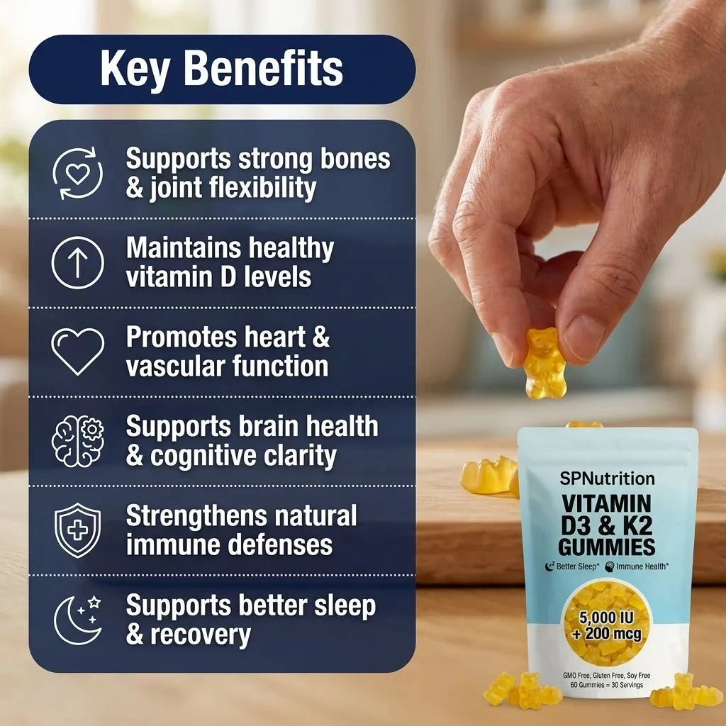 SPNutrition D3 + K2 Gummies