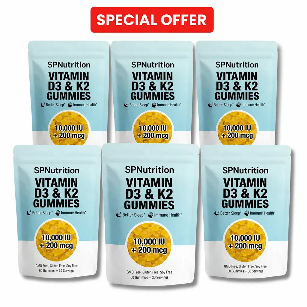 SPNutrition D3 + K2 Gummies (6 Months Supply)