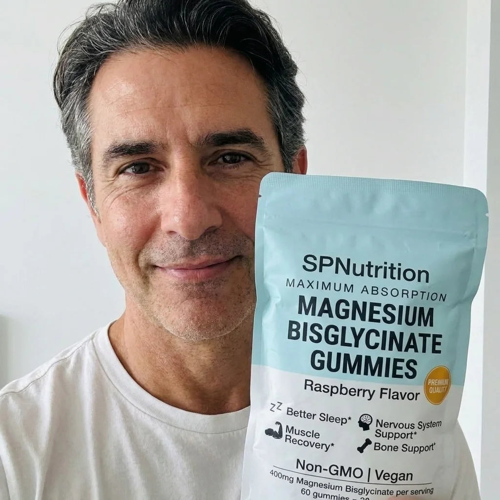 Customer photo with SPNutrition magnesium gummies