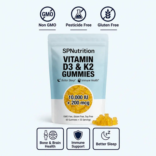 Gominolas de D3 + K2 de SPNutrition (suministro para 30 días)
